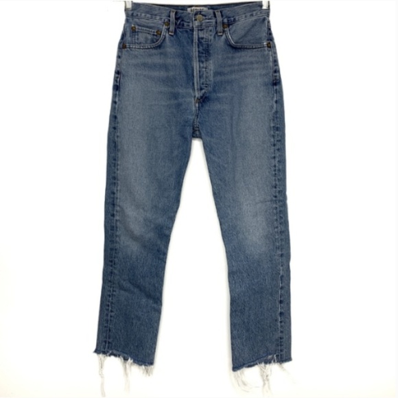 Agolde Denim - AGOLDE Riley High Rise Straight Crop Jeans Size 27